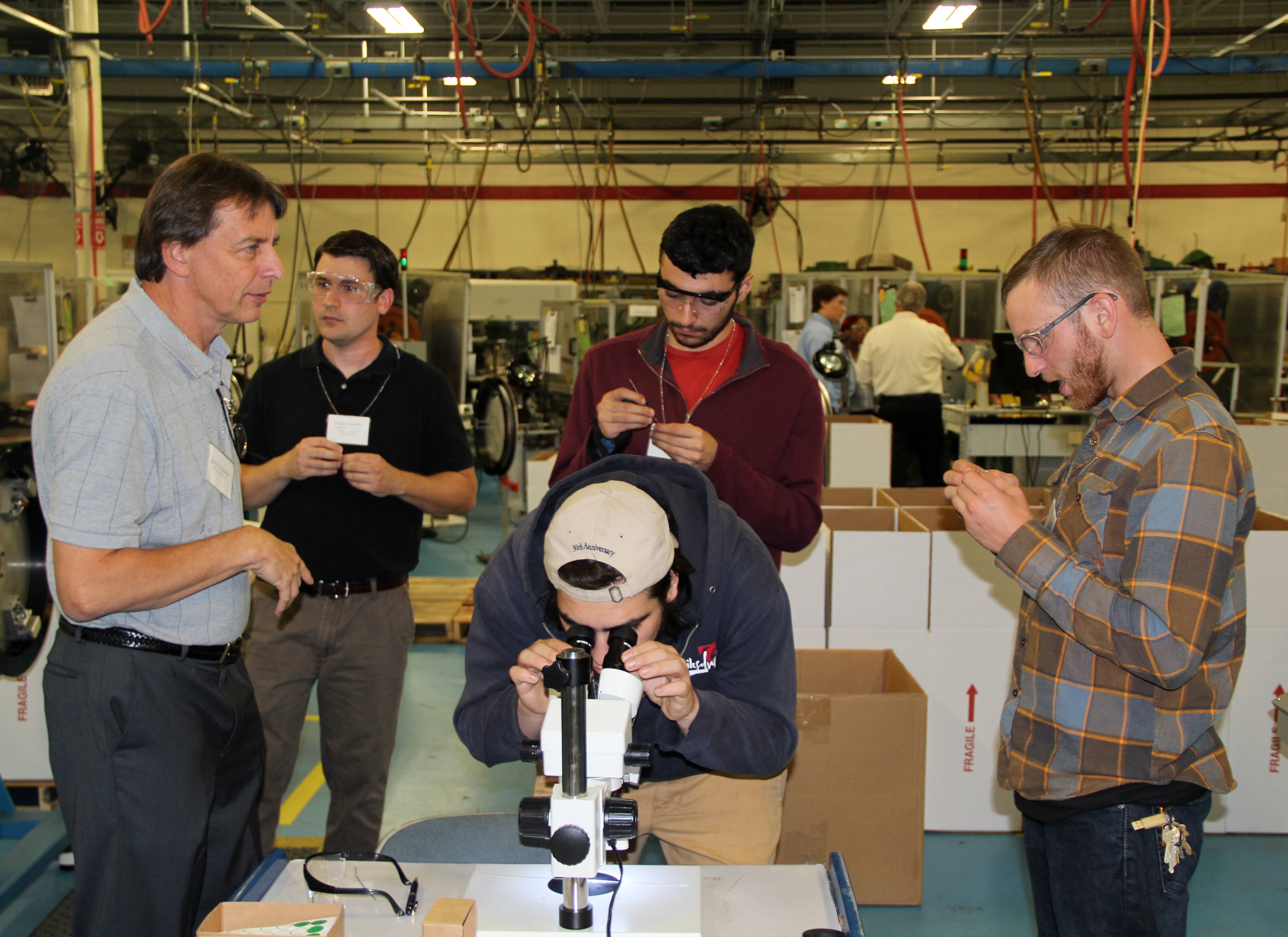 Electronic Contact Pin Manufacturer Draws Interest on Manufacturing Day