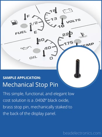 Mechanical Stop Pin